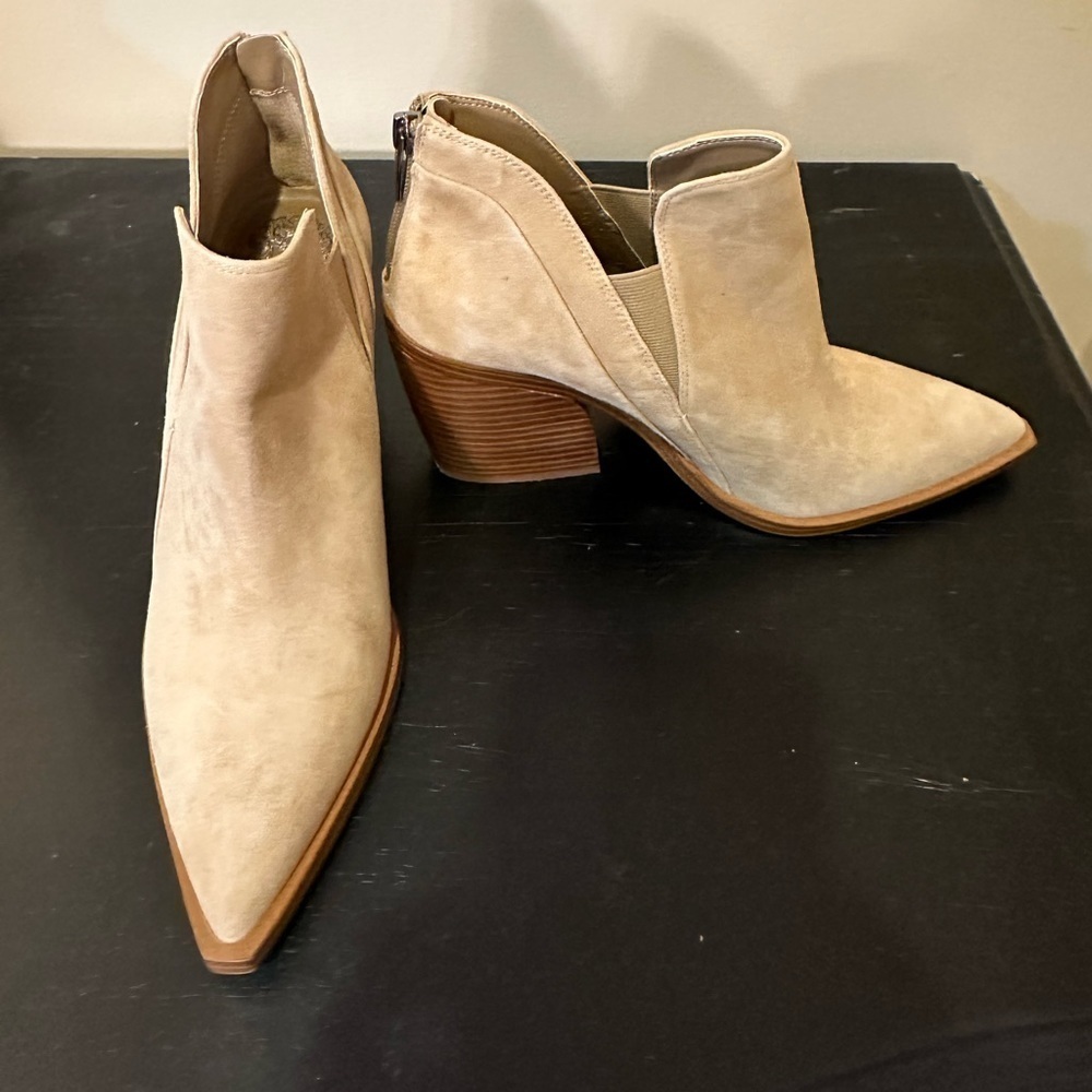 Vince Camuto Tan Ankle Boots
